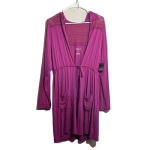Torrid Super Soft Size 1 Cardigan NWT Plus Size NEW Hood